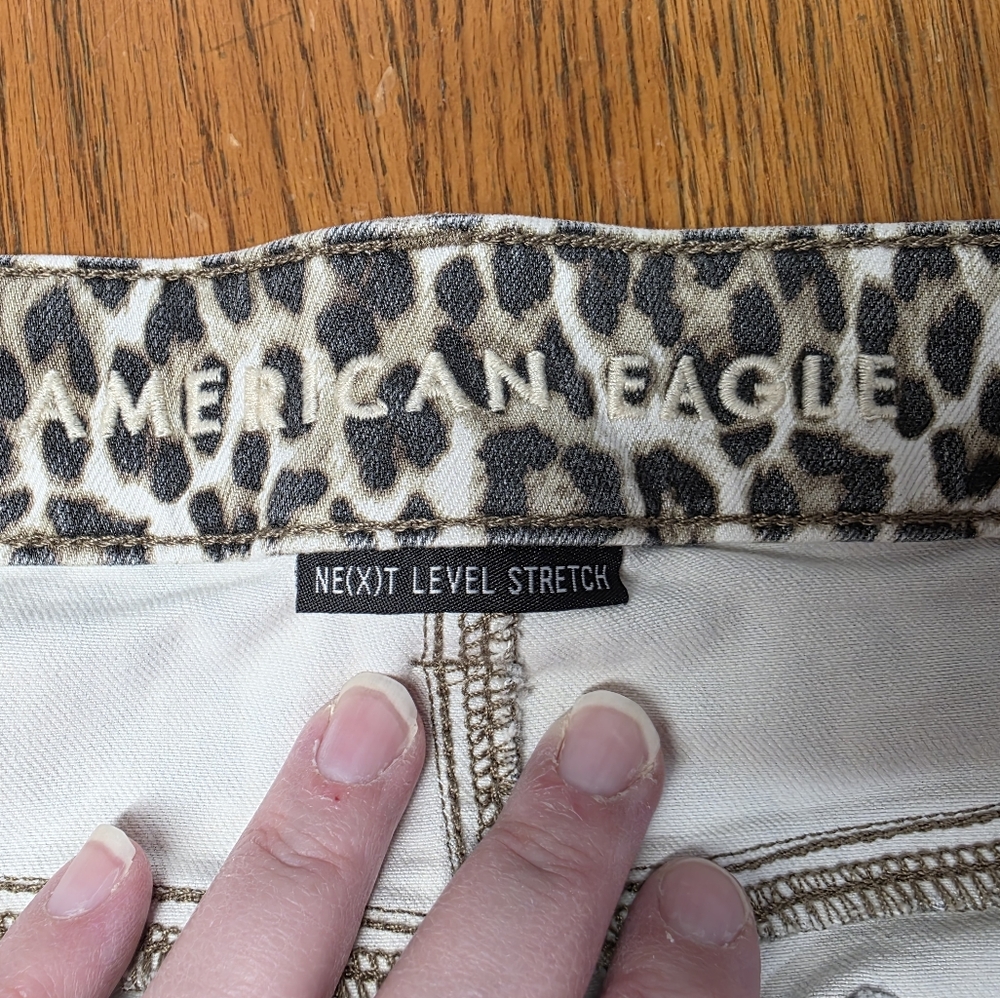 American Eagle Next Level Stretch Leopard Print H… - image 3